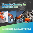 HOMEXCEL Microfiber Cleaning Cloth 6 Pack 12.5 x 12.5 inch Microfiber Towels - Image 4