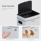 8Gallon/30L Brushed Stainless Steel Kitchen Trash Can - Image 5