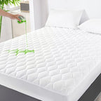 GRT Twin XL Mattress Protector Waterproof, Rayon from Bamboo, Cooling Quilted by GRT