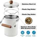 Kitchen Countertop Compost Bin 101ounces / 3Liters, Airtight Lid SUS304 - Image 7