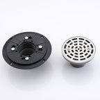 RANDOM Round Shower Drain Brushed Nickel 4 Inch Shower Drain - Image 8