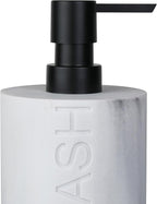 White Body Wash Dispenser Luxurious Refillable Pump Bottle - Image 7