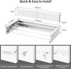 Laundry Drying Rack, Collapsible Wall Mounted Clothes Drying Rack - Image 2