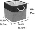 Cube Storage Bins, Collapsible Fabric Cube Storage Bin, 11 Inch Cube Storage - Image 5