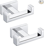 Angle Simple Double Towel Hooks, SUS 304 Stainless Steel Robe Coat Wall Hooks by AngleSimple