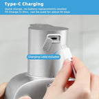 Automatic Foaming Soap Dispenser, 17oz/500ml Touchless Rechargeable - Image 7