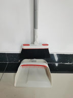 JEHONN Broom and Dustpan Set for Home, Long Handle Lightweight 180 Degree - Image 11
