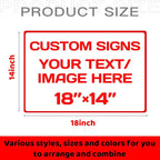 Custom Aluminum Weatherproof Metal Signs - Image 2