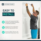 StoreYourBoard 2-Pack Heavy Duty Wall Shelves – Wall-Mounted Garage Storage - Image 3