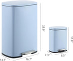 happimess HPM1006H Connor Rectangular 13-Gallon Trash Can - Image 5