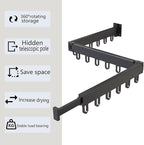 AIJALY Wall-Mounted Drying Rack - Image 2