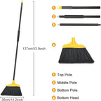 Kefanta 3 Pack Outdoor Broom Heavy-Duty Indoor Commercial Brooms 54 Inches - Image 5