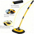 Car Wash Brush with Long Handle, Microfiber Towels Car Wash Kit Cleaning - Image 2