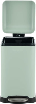 happimess HPM1012I Betty Retro Mini 3.2-Gallon Step-Open Trash Can, Fingerprint - Image 7