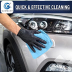 GLIMGLINT Blue Microfiber Cleaning Cloth, 150 Pack Microfiber Towels - Image 4