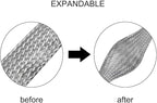uxcell 3.3Ft - 41/64 Inch 304 Stainless Steel Sleeving Expandable Hose Cover - Image 3