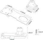Alise Keyed Hasp Lock, 4 Inch Safety Packlock Clasp Hasp Lock Latch - Image 2