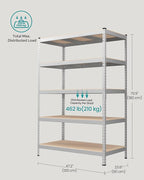 SONGMICS 5-Tier Storage Shelves, Load 2310 lb, Boltless Assembly, Adjustable - Image 3