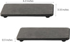 2 Pcs Water Absorbing Stone Trays, Kitchen/Bathroom Sink Soap Dish, Diatomite - Image 5