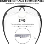 OXG 12 Pack Safety Glasses for Men Women, ANSI Z87.1 Safety Goggles Impact - Image 4