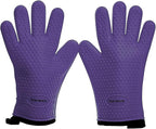KITCHEN PERFECTION XL Silicone Smoker Oven Gloves -Extreme Heat Resistant BBQ by Kitchenperfection
