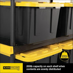 CX Black & Yellow, Shelving Unit and Heavy Duty Storage Containers, Extremely - Image 6
