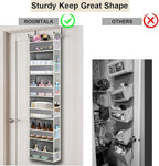 2 Pack Over The Door Hanging Organizer 6-Shelves and 12 Side Pockets, Over The - Image 3