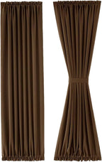 DWCN French Door Curtains – Rod Pocket Thermal Blackout Curtain - Image 7