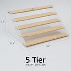 nianfeng Tiered Spice Rack, 5-Tier Spice Pantry Kitchen Cabinet Organizer - Image 6