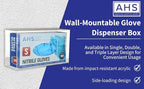 AMERICAN HOSPITAL SUPPLY Wall-Mount Triple Glove Dispenser | Clear Acrylic - Image 6