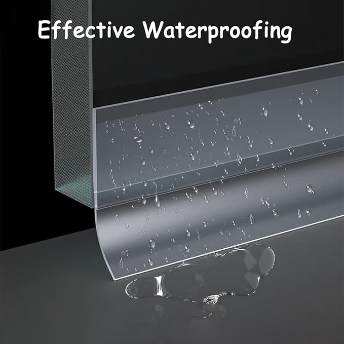Silicone Weather Stripping, 3 inch x 20 Ft Door Draft Stopper, Windows Seal - Image 5