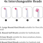 Electric Brush with 4-in-1 Multiple Brush Heads, Cordless Motorized Cleaning - Image 3