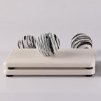 2 Pcs Water Absorbing Stone Trays, Kitchen/Bathroom Sink Soap Dish, Diatomite - Image 2
