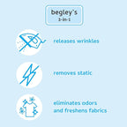 Begley's 3-in-1 Wrinkle Remover, Quick Fix Wrinkle Release, Static Cling Remover - Image 2