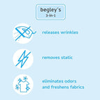 Begley's 3-in-1 Wrinkle Remover, Quick Fix Wrinkle Release, Static Cling Remover - Image 2
