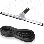 Frienda 50ft Squeegee Rubber Replacement Windows Silicone Blade Black Squeegee by Frienda
