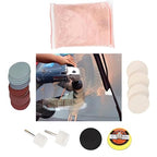Windshield Scratch Remover Set Glass Polishing Kit Abrasive Discs Polish Pads - Image 4