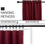 Pickluc Rod Pocket Tier Curtain - Image 3