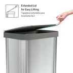 Glad Stainless Steel Step Trash Can, Series 2 - Image 3