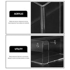 Acrylic Wall Mount Glove Dispenser and Mask Holder Storage Box - Image 3