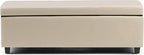 SIMPLIHOME Avalon 48 inch Wide Contemporary Rectangle Storage Ottoman Bench in - Image 6