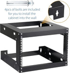 6U Wall Mount Rack Open Frame 19 Inch Server Equipment Network Cabinet 18 - Image 5