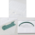 6-Pack Clear Storage Latch Bins, 14 L Plastic Storage Boxes - Image 3