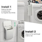 Picowe Magnetic Laundry Storage, Large Metal Lint Holder Bin - Image 4