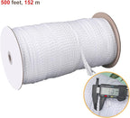 1/4 Inch White Polyester Rope - Image 2