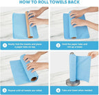 AIDEA Microfiber Cleaning Cloth Roll, Reusable Tear Away Paper Towels, - Image 7