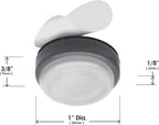 GorillaGlides 1 Inch Chair Sliders/Furniture Floor Protectors Self-Adhesive - Image 5