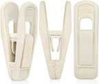 Beige Velvet Hangers Clips, Non-Slip Strong Velvet Clips by TOFIIGREM