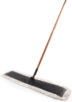 Matthew Cleaning 36'' High Strength Disposable Dust Mop Cotton Cut-end Yarn Mop - Image 7
