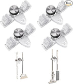 Mop and Broom Holder Wall Mount, No Punching Required Broom and Mop Organizer by Unknown